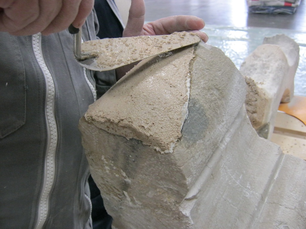 Réparation de pierre de taille